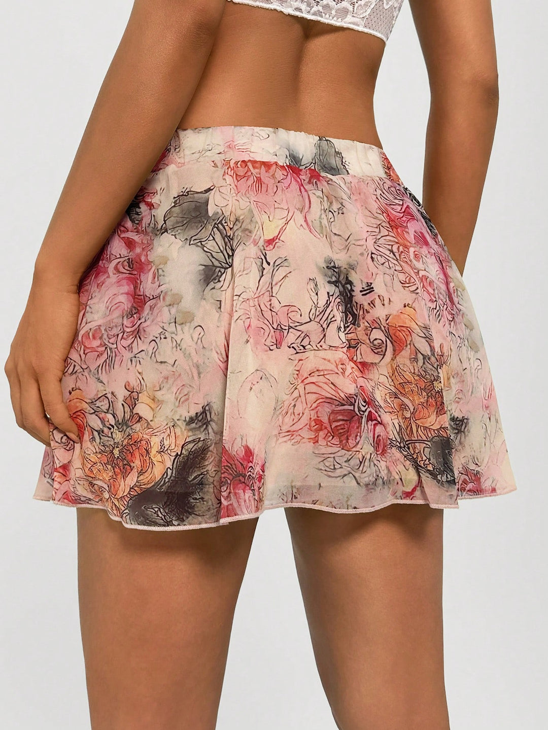 Fustă mini SHEIN, mix culori