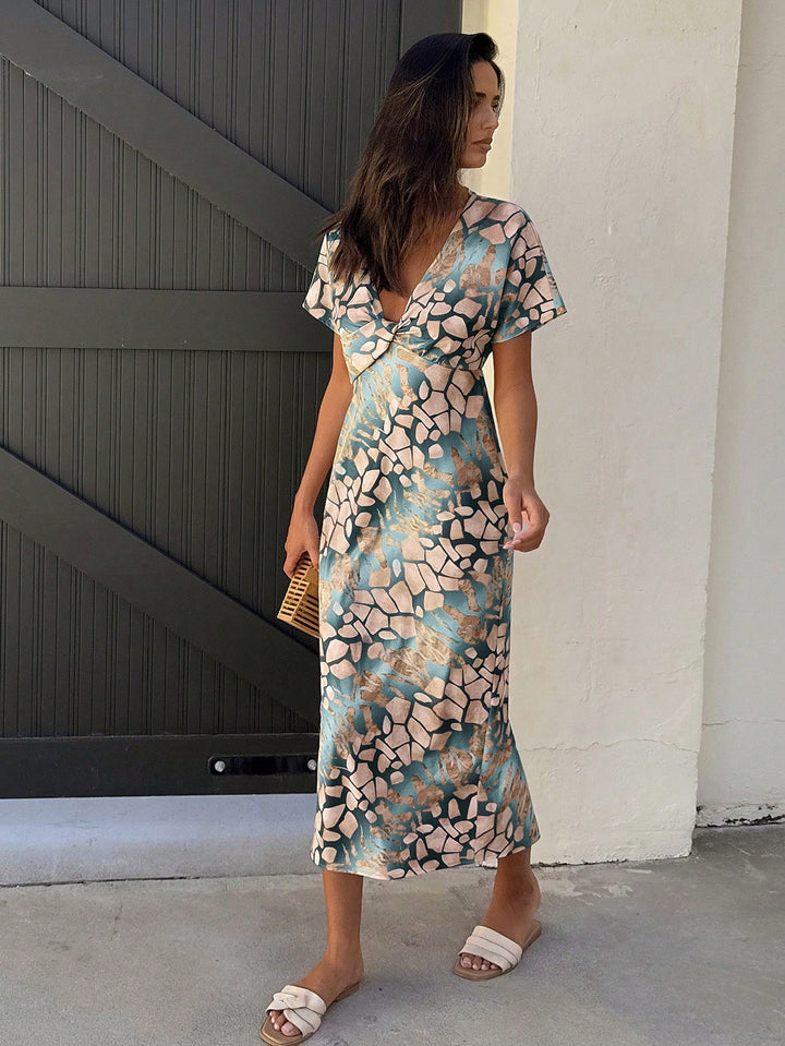 Rochie midi SHEIN, mix culori