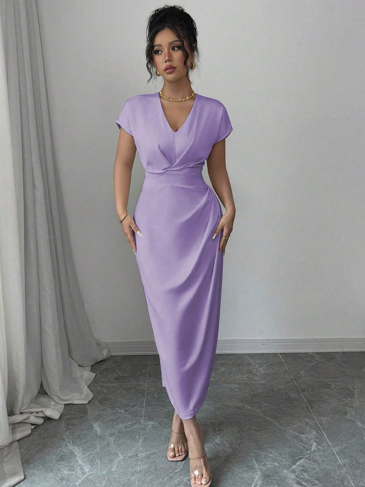 SHEIN maxi ruha, lila