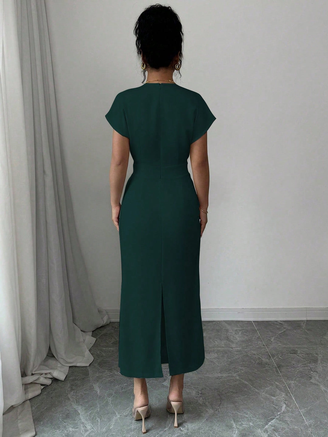 SHEIN maxi ruha, zöld