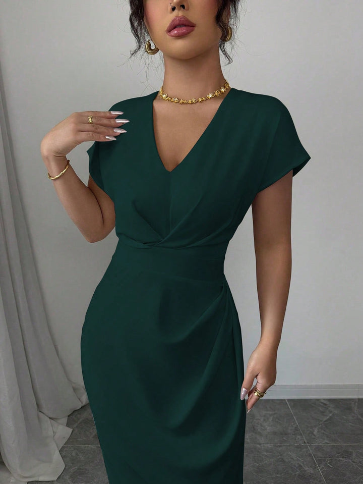 SHEIN maxi ruha, zöld