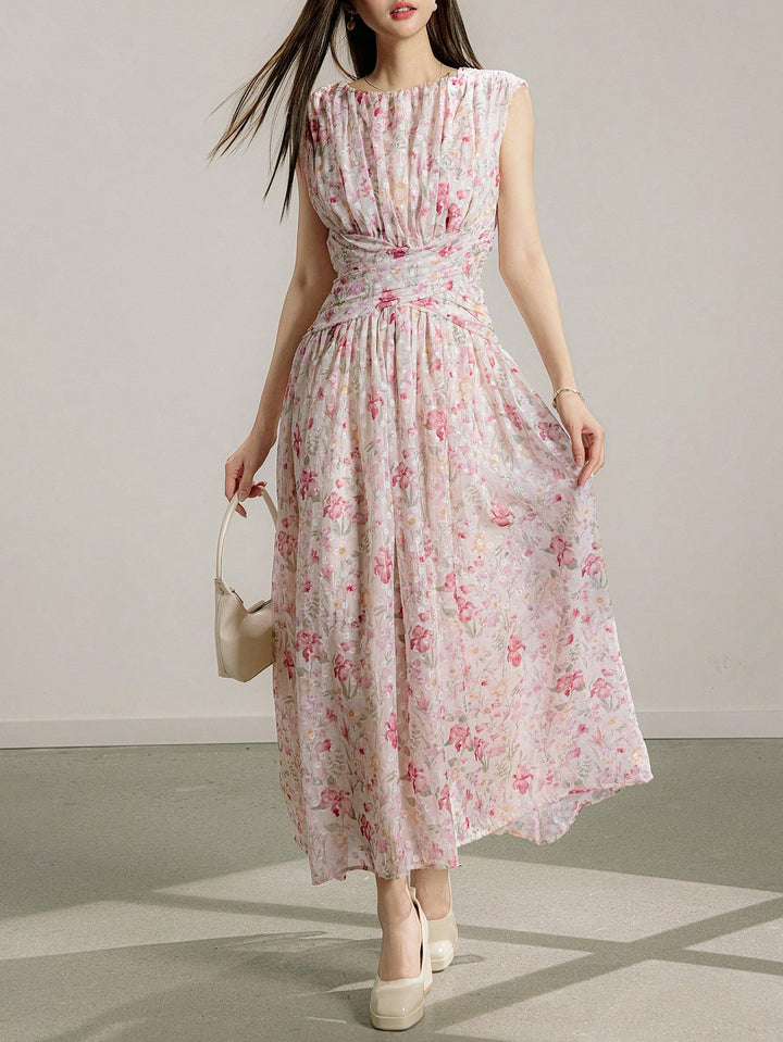 Rochie maxi SHEIN, mix culori