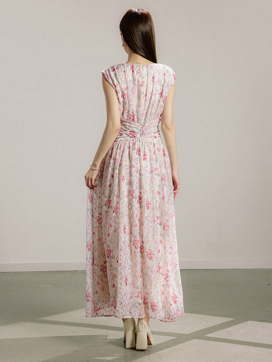 Rochie maxi SHEIN, mix culori