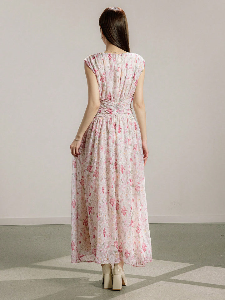 Rochie maxi SHEIN, mix culori