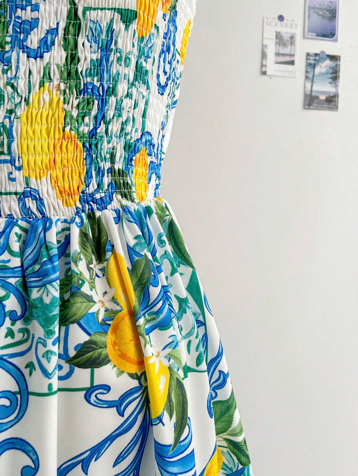 Rochie maxi SHEIN, mix culori