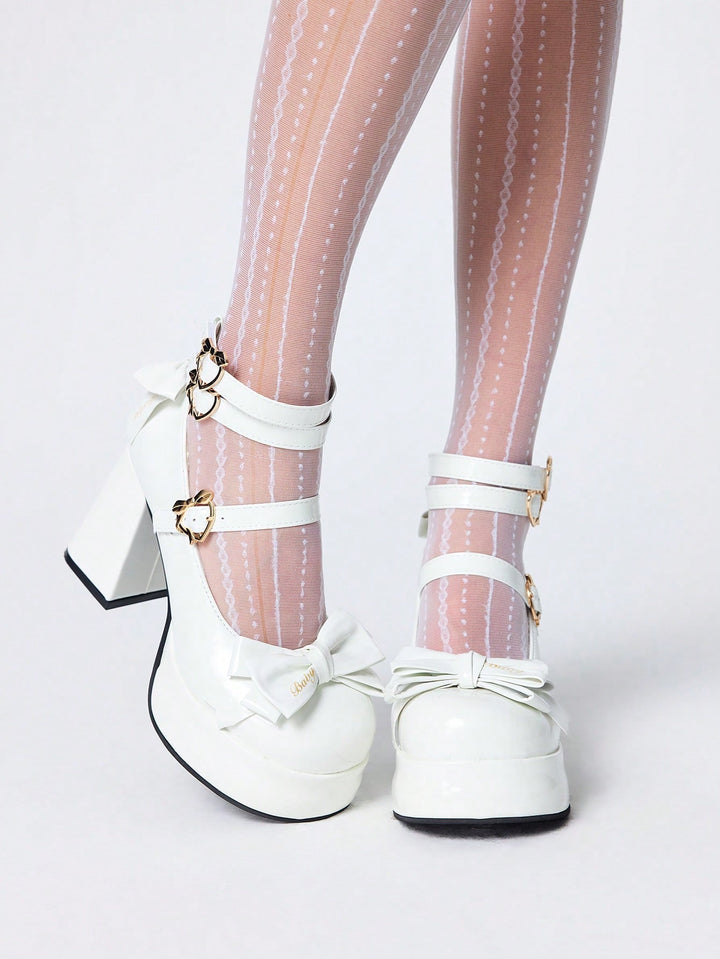 Pantofi cu toc SHEIN , alb