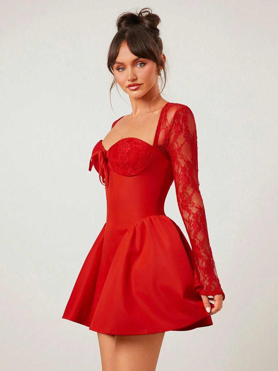 Rochie midi SHEIN, roșu