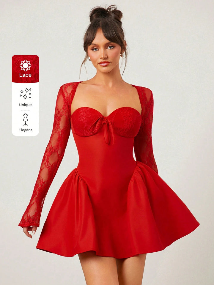 Rochie midi SHEIN, roșu