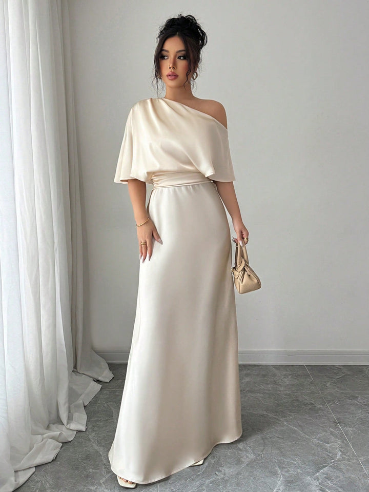 Rochie maxi SHEIN, auriu