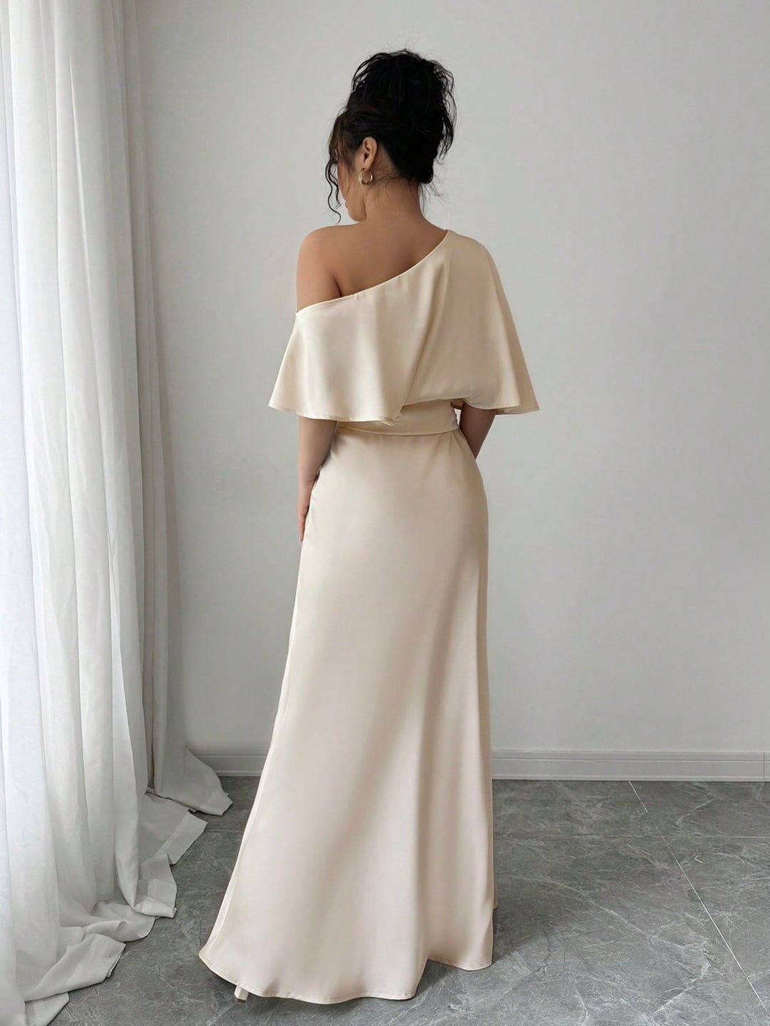 Rochie maxi SHEIN, auriu