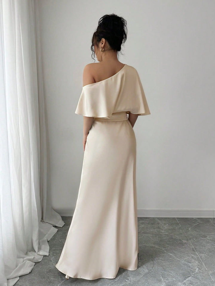 Rochie maxi SHEIN, auriu