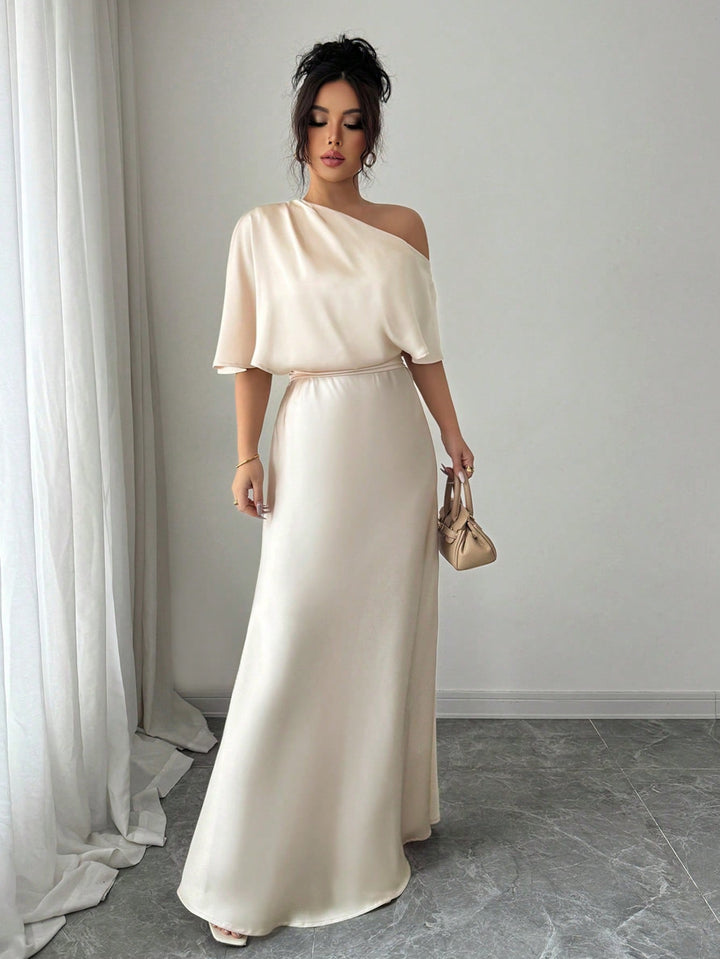 Rochie maxi SHEIN, auriu