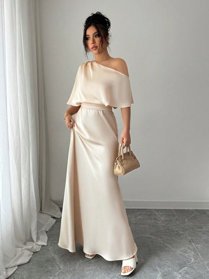 Rochie maxi SHEIN, auriu