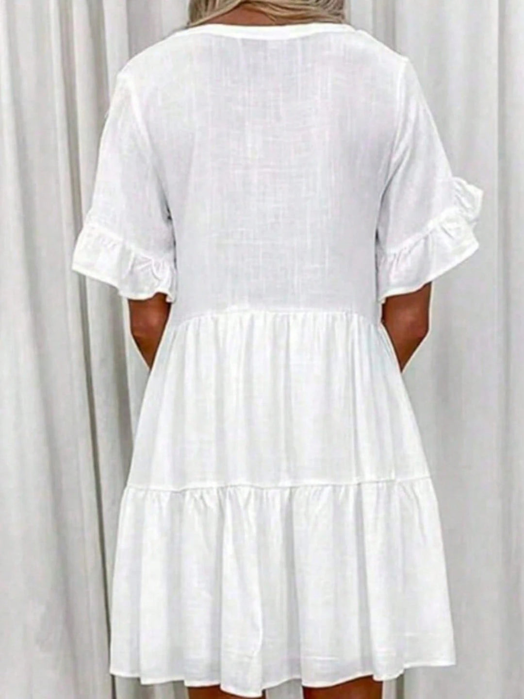 Rochie mini SHEIN, alb