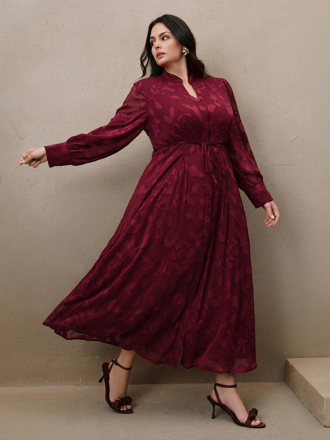 Rochie SHEIN, vișiniu