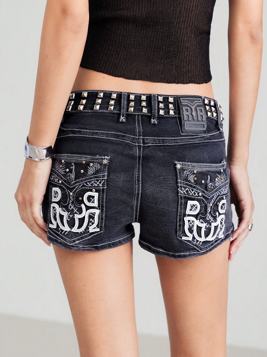 Pantaloni scurți SHEIN, albastru