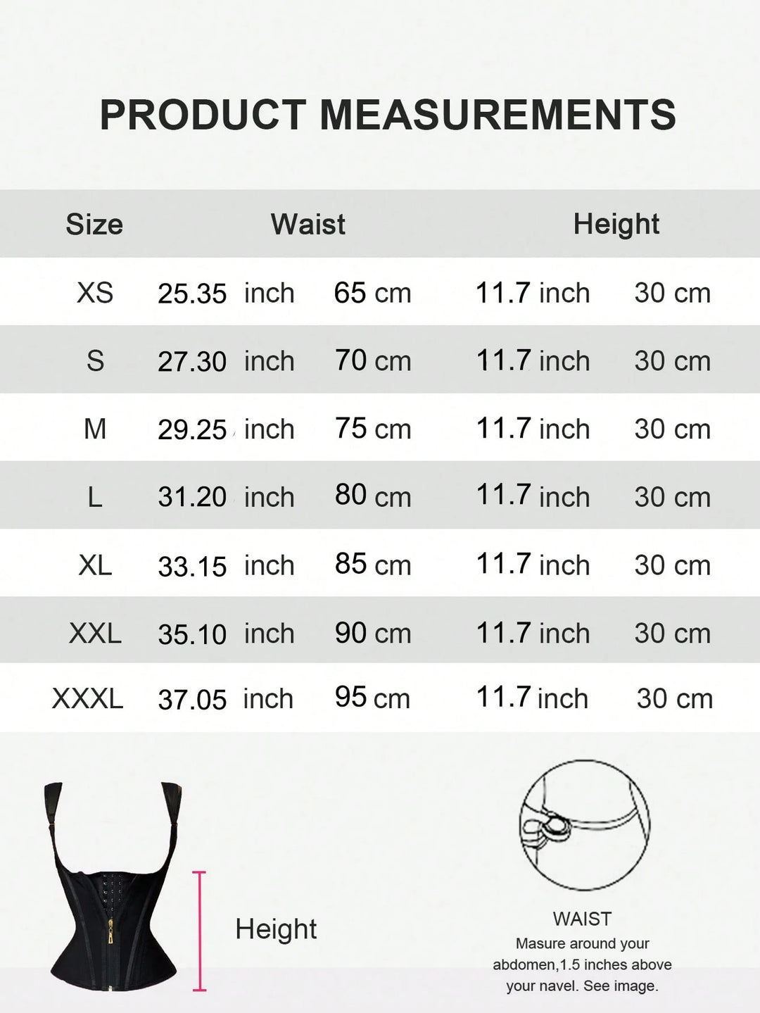 Corset SHEIN, negru