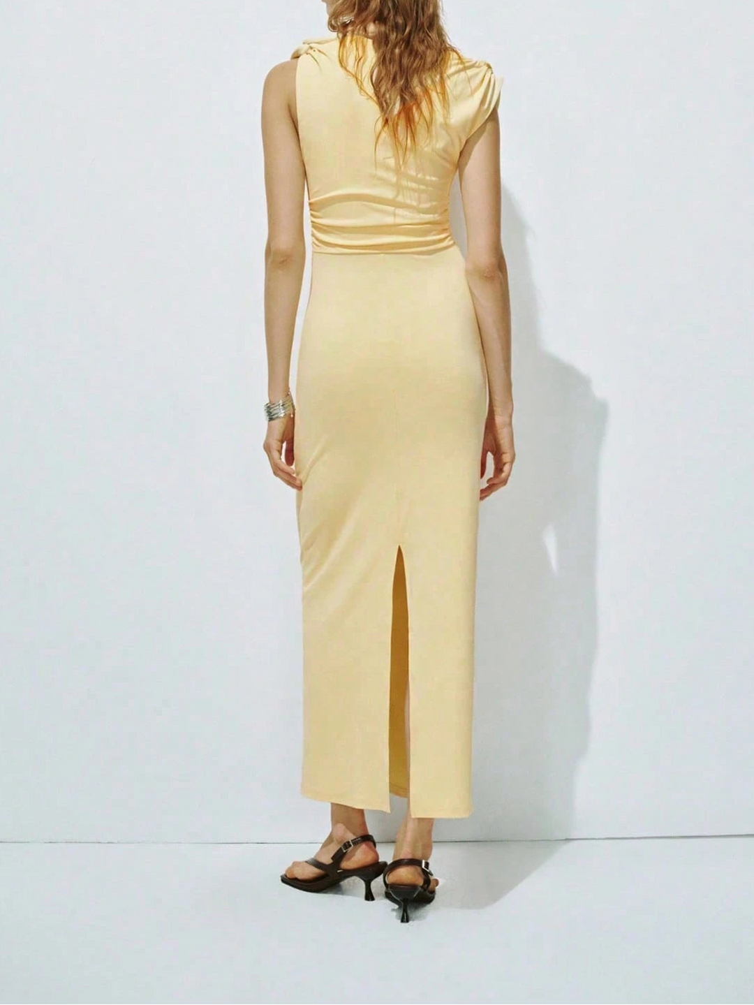 Rochie midi Shein, crem