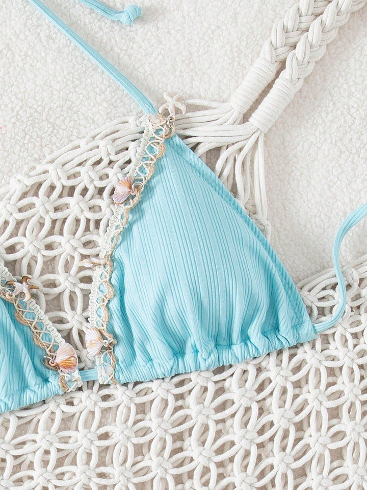 Set bikini SHEIN, turcoaz