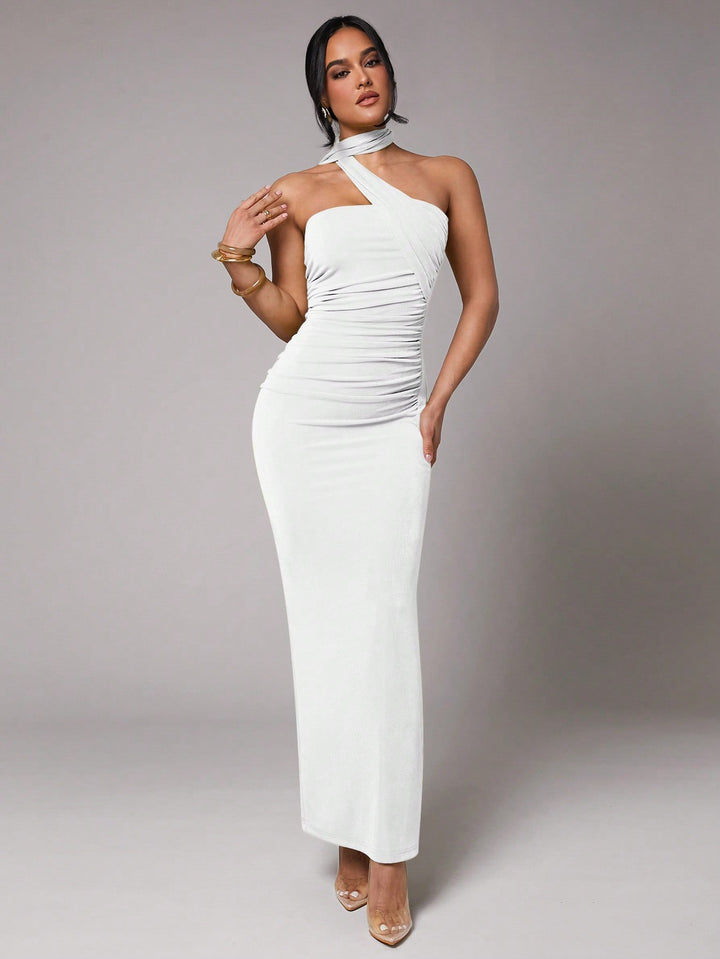 Rochie maxi SHEIN, alb