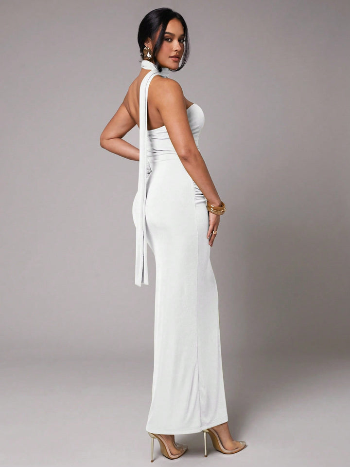 Rochie maxi SHEIN, alb