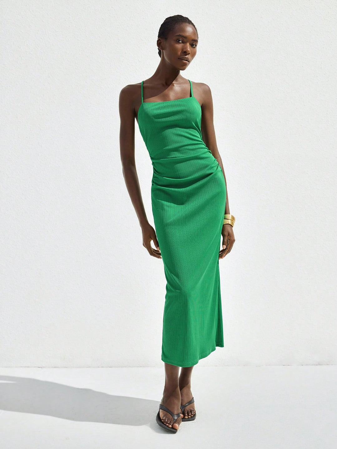 Rochie maxi SHEIN, verde