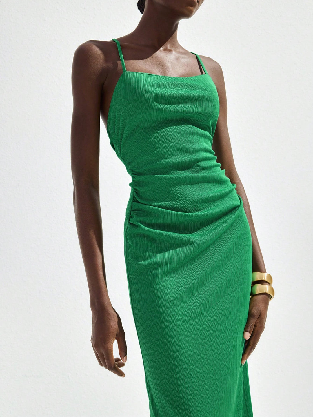 Rochie maxi SHEIN, verde