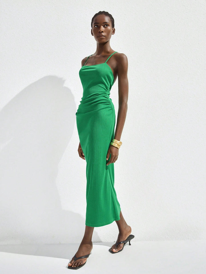 Rochie maxi SHEIN, verde