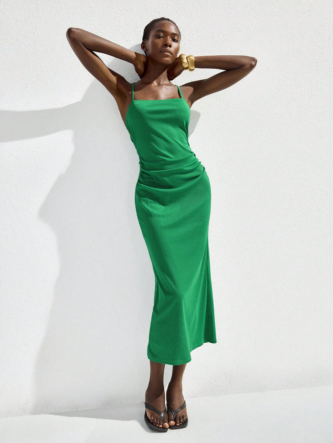 Rochie maxi SHEIN, verde