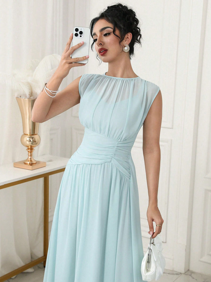 Rochie maxi SHEIN, albastru