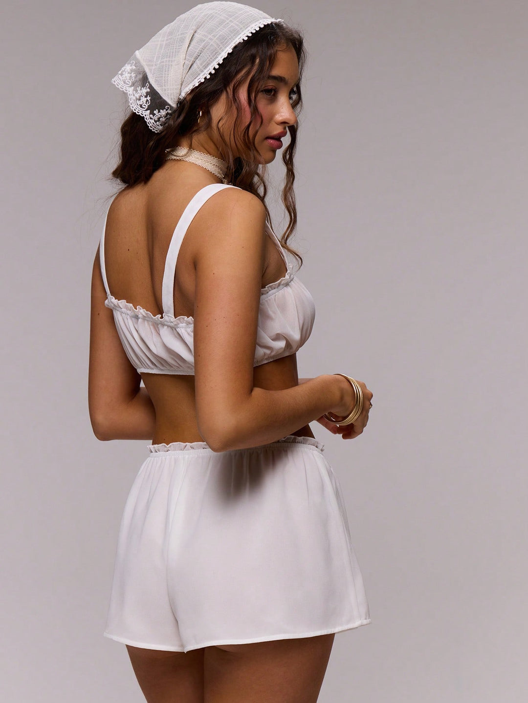 Top SHEIN, alb