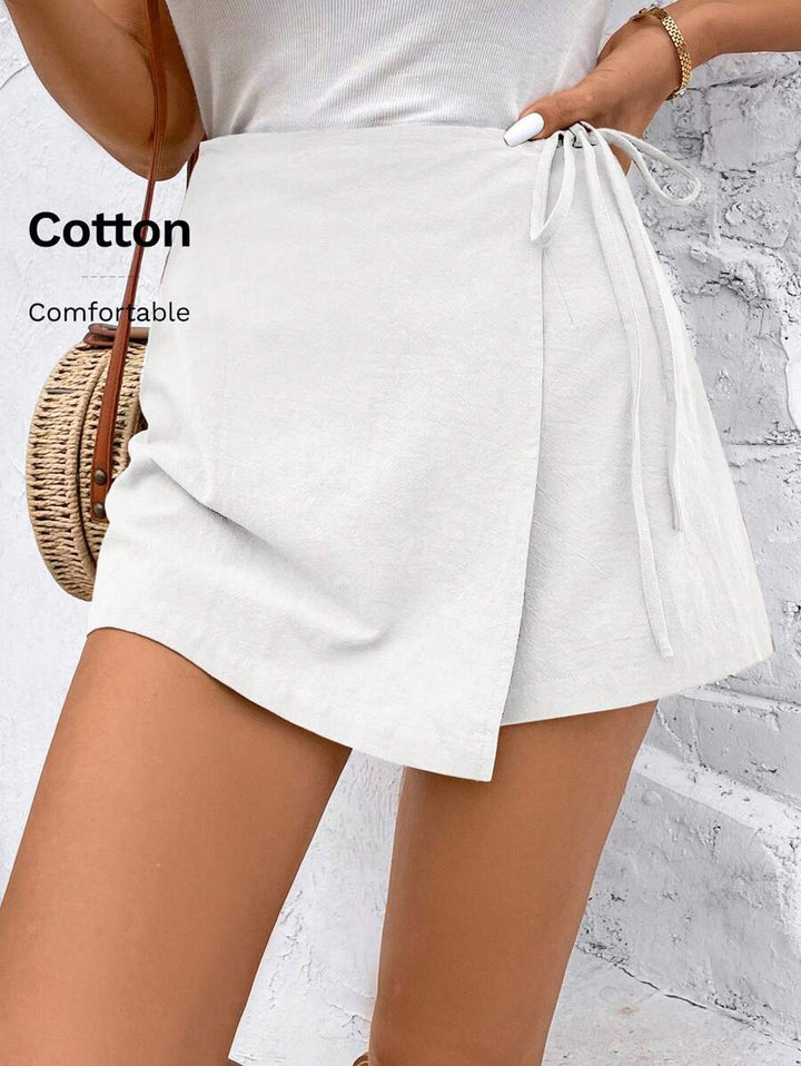 Fustă pantalon  SHEIN, alb