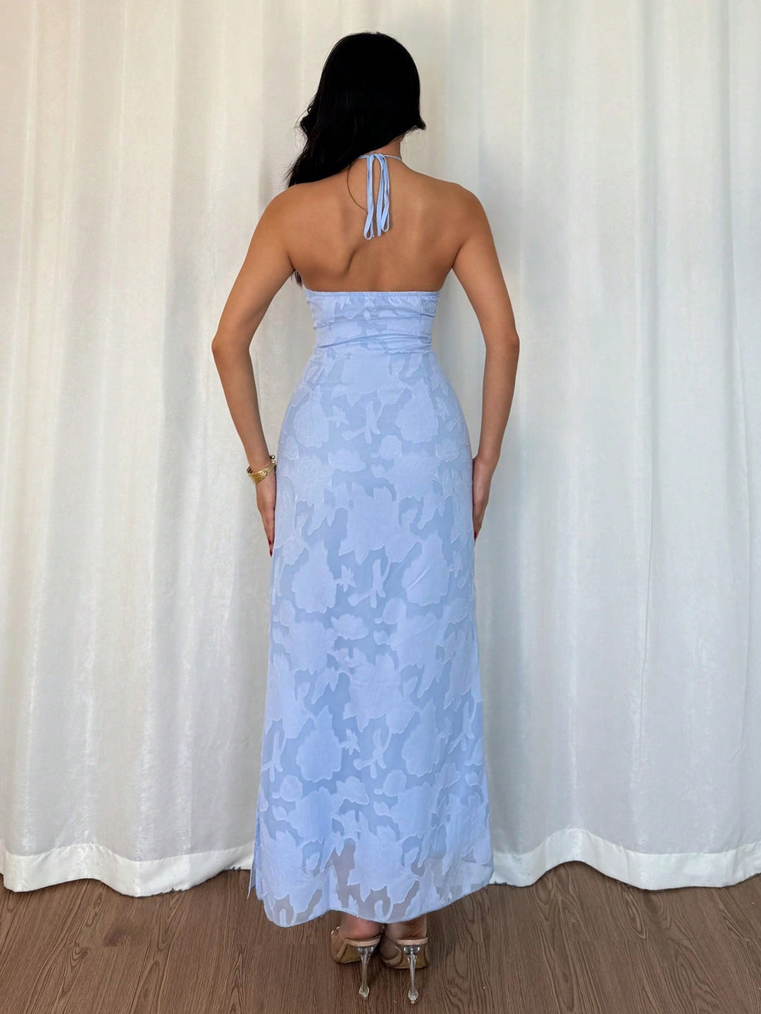 Rochie midi SHEIN, albastru