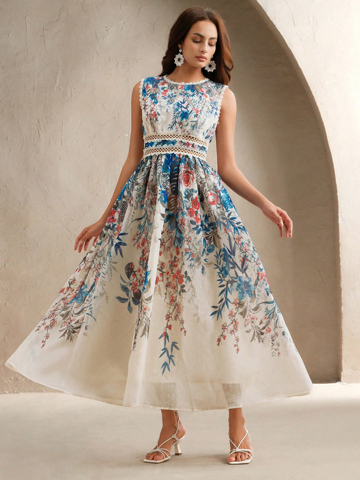 Rochie maxi SHEIN, mix culori