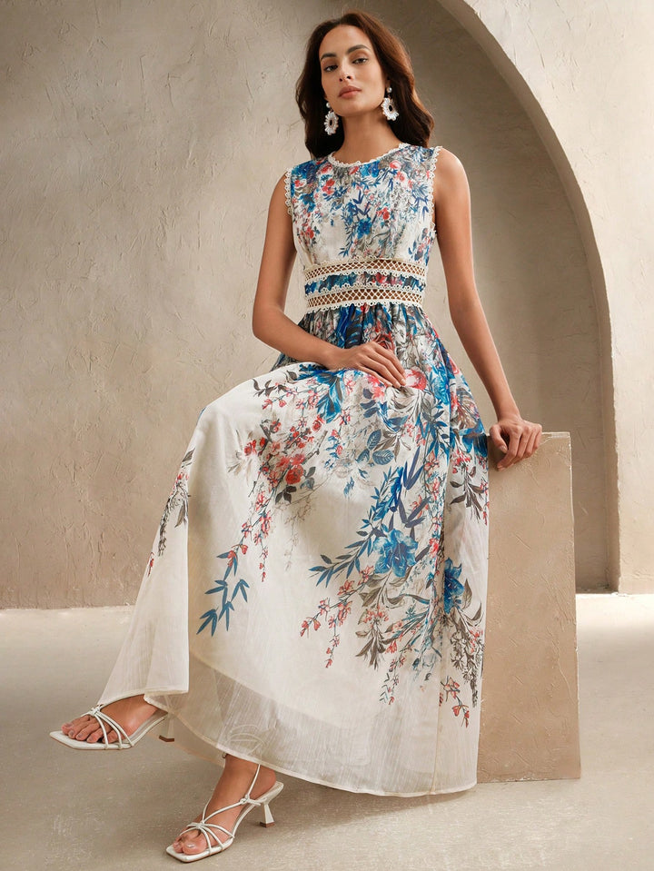 Rochie maxi SHEIN, mix culori