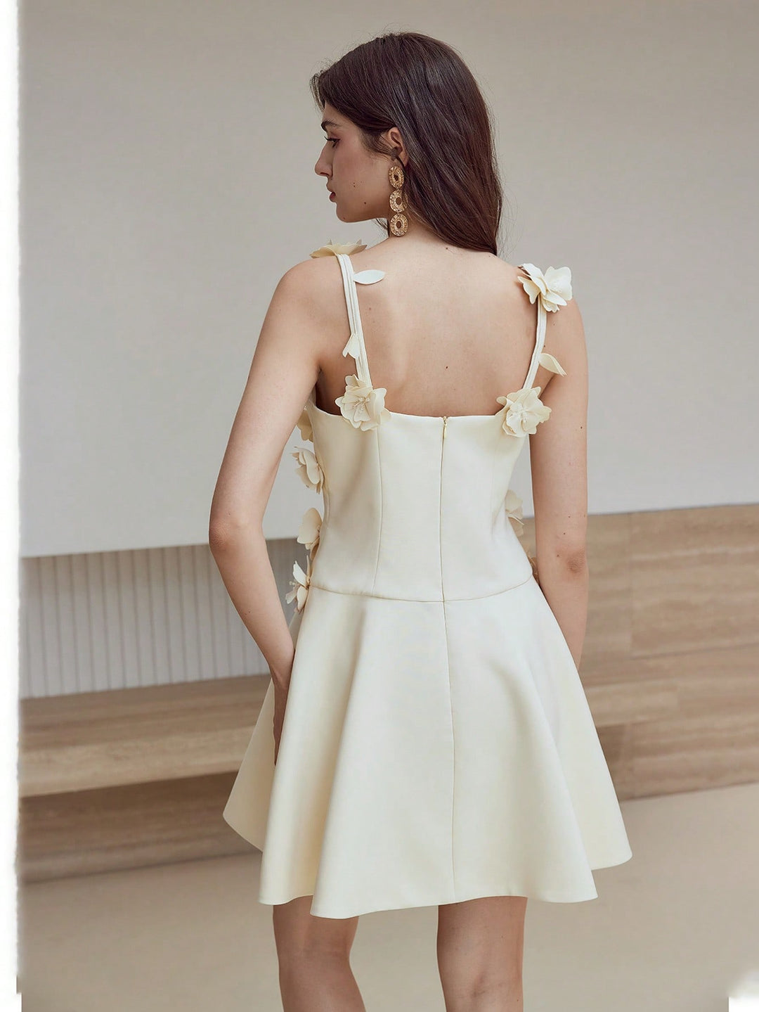 Rochie scurtă SHEIN, galben