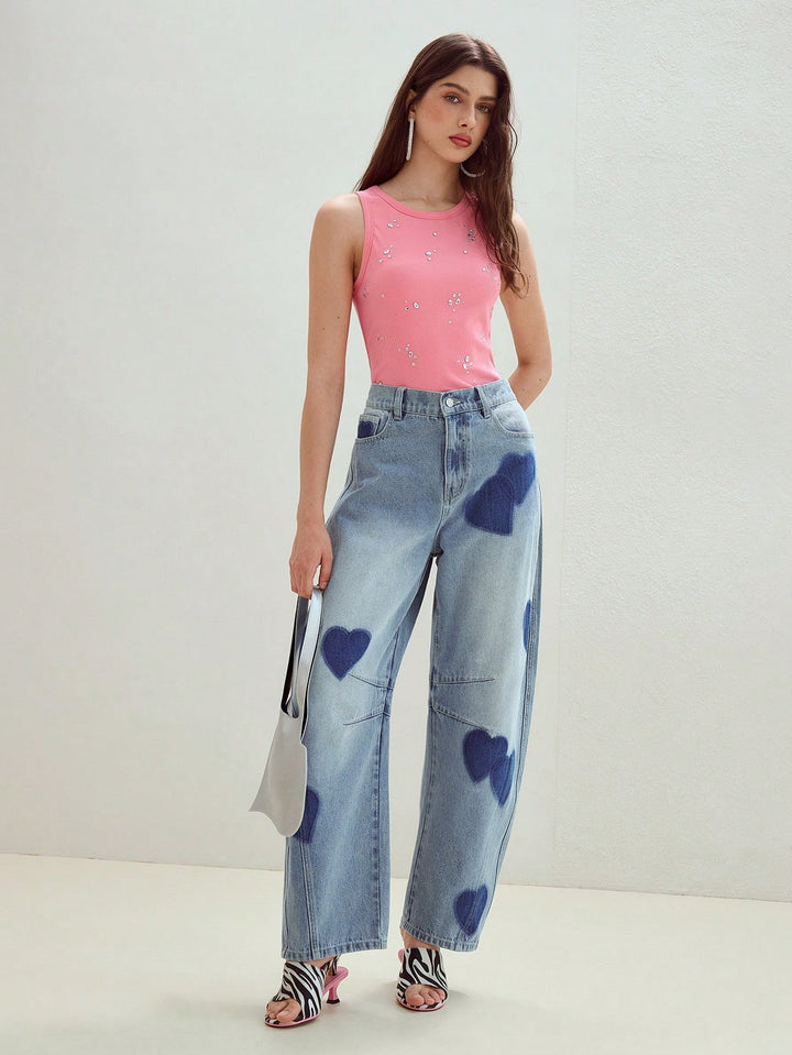 Jeans SHEIN, albastru