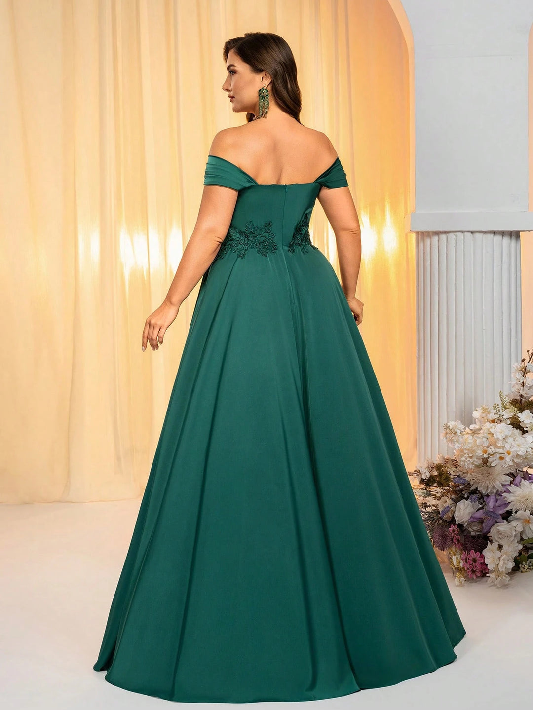 Rochie de ocazie SHEIN, verde