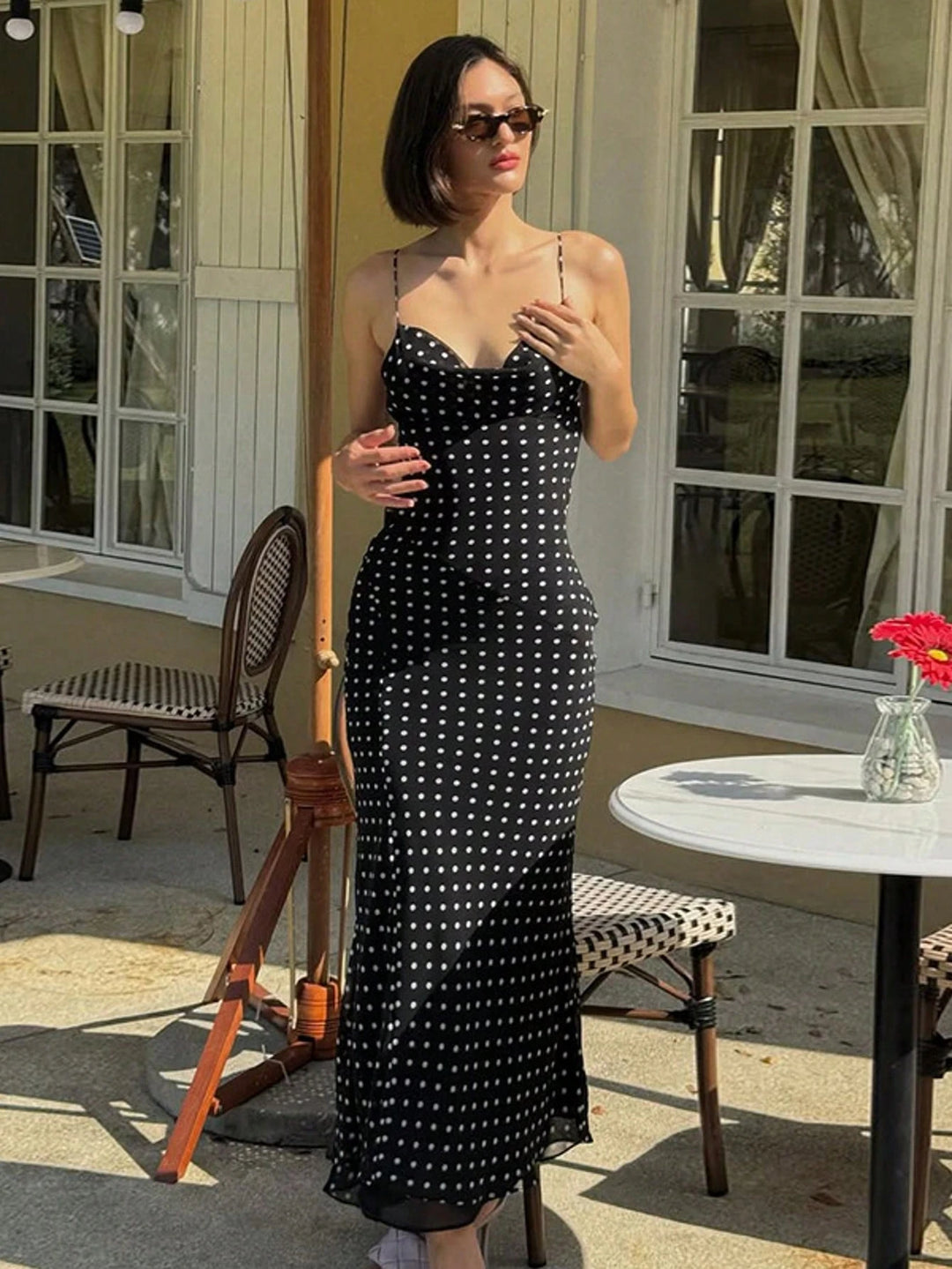 Rochie maxi SHEIN, negru