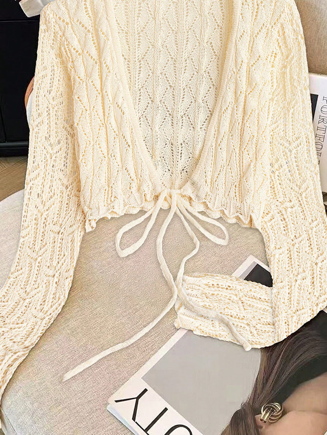 Cardigan SHEIN, bej