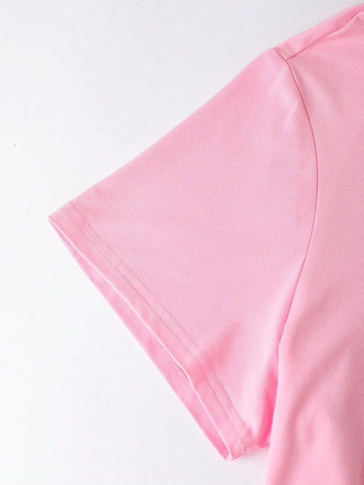 Tricou SHEIN, roz