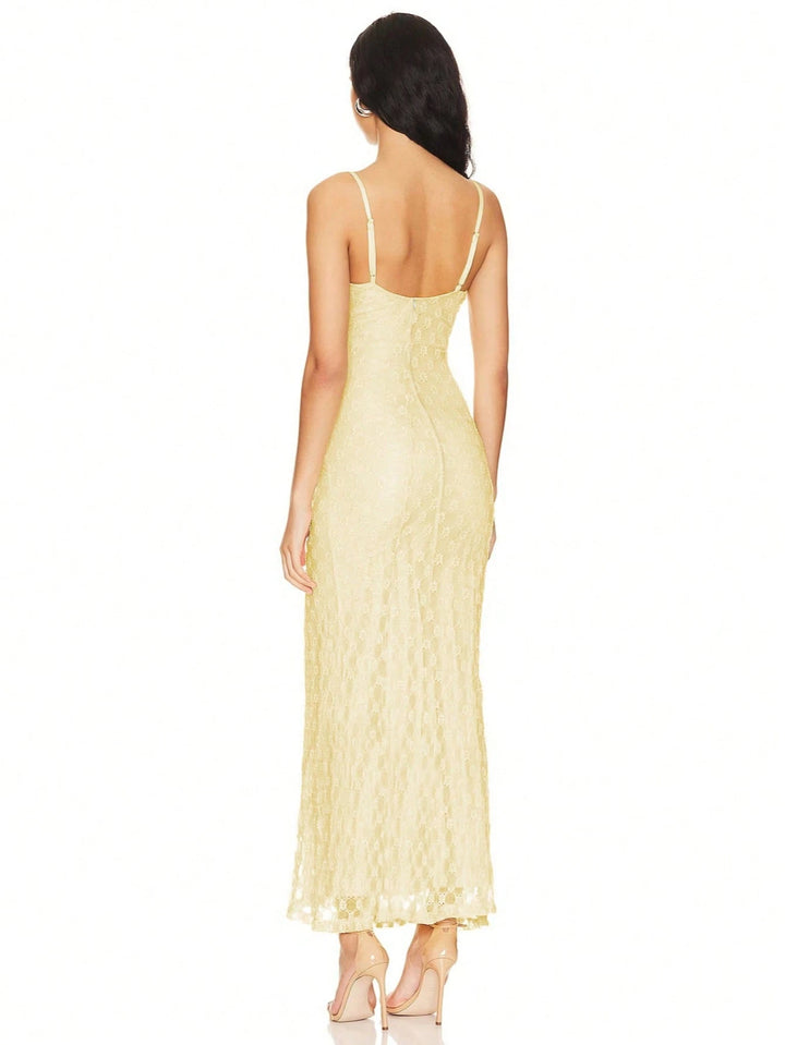 Rochie maxi SHEIN, galben