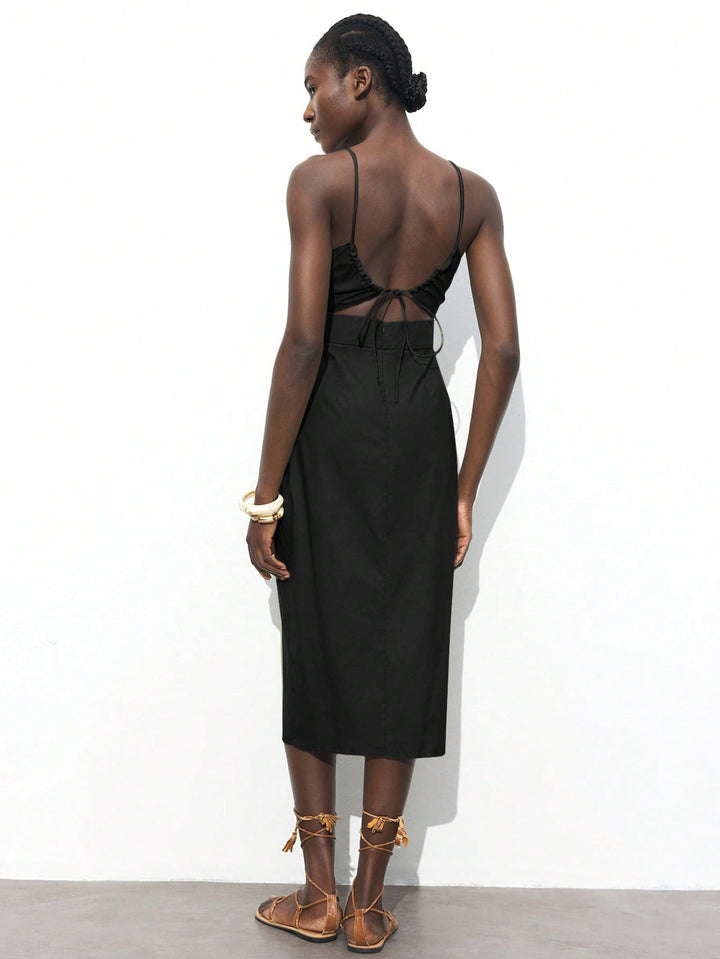 Rochie midi SHEIN, negru