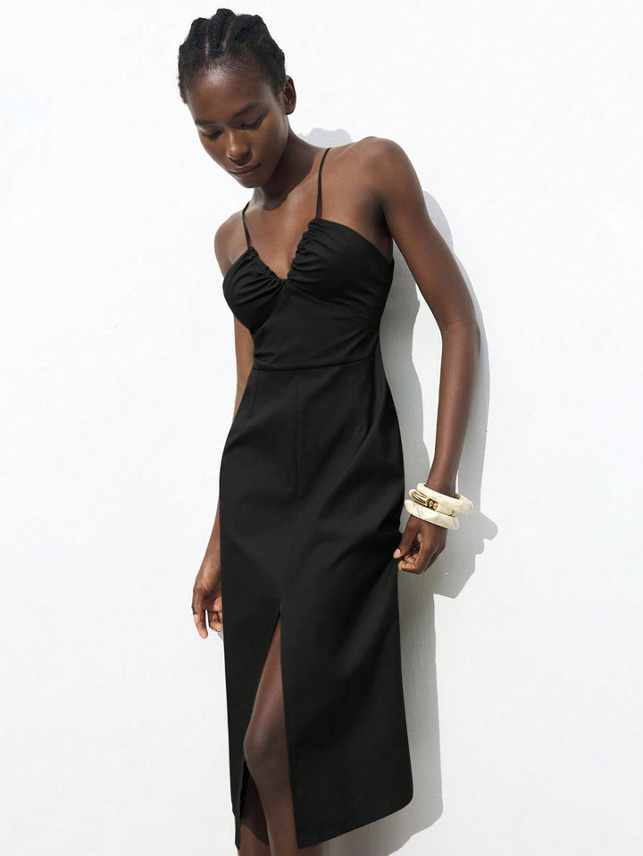 Rochie midi SHEIN, negru
