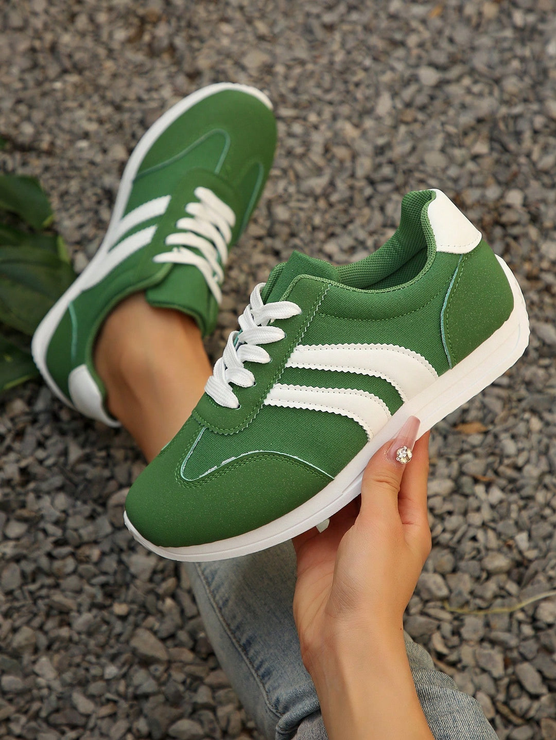 Pantofi sport SHEIN, verde