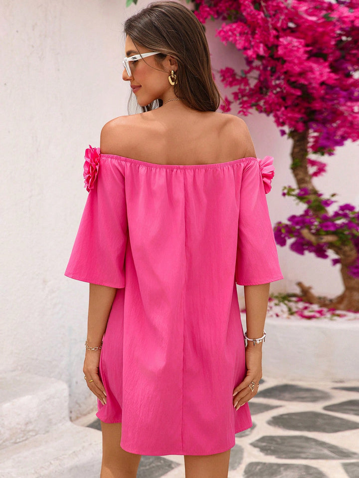Rochie scurtă SHEIN, roz