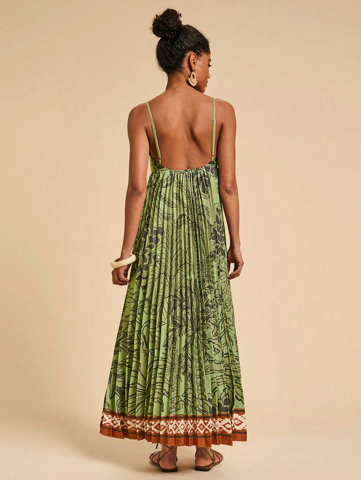 Rochie maxi SHEIN, verde