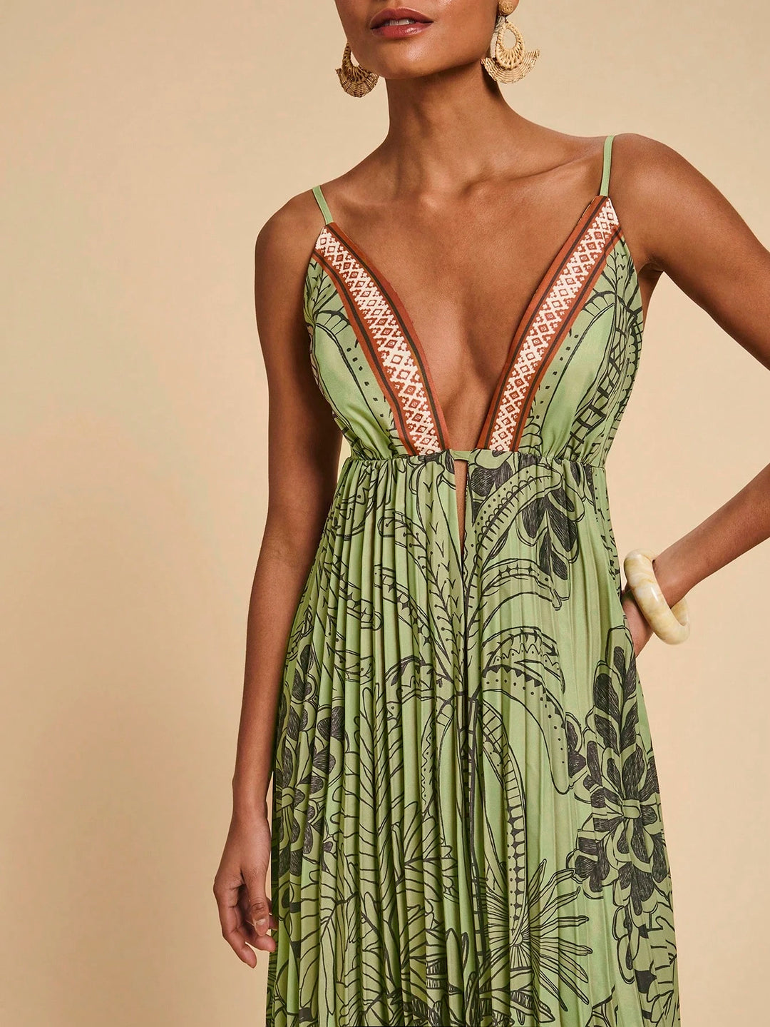 Rochie maxi SHEIN, verde