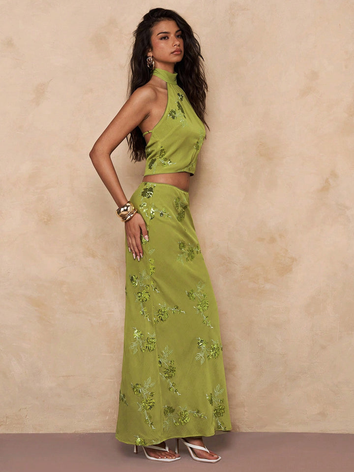 Top SHEIN, verde