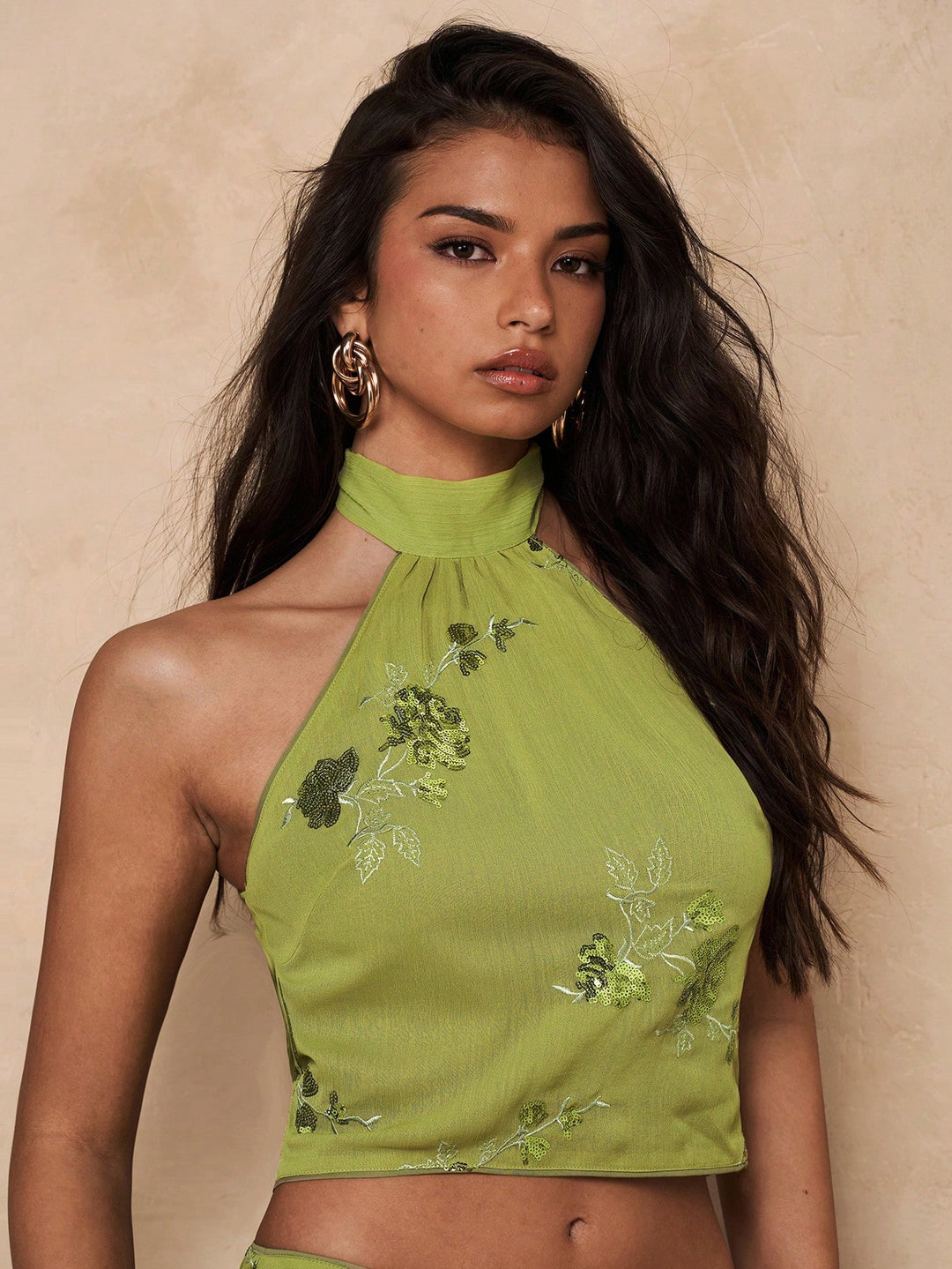 Top SHEIN, verde